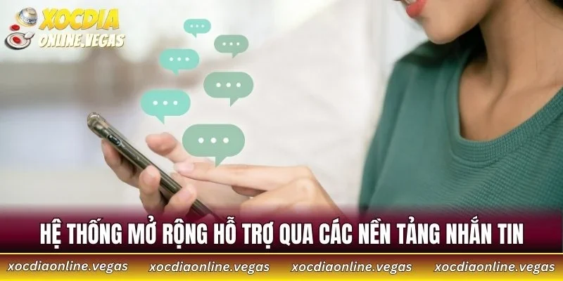 Liên Hệ 4 Hệ thống mở rộng hỗ trợ qua các nền tảng nhắn tin